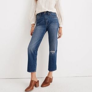 MADEWELL Classic Straight High Rise Jeans Size 24